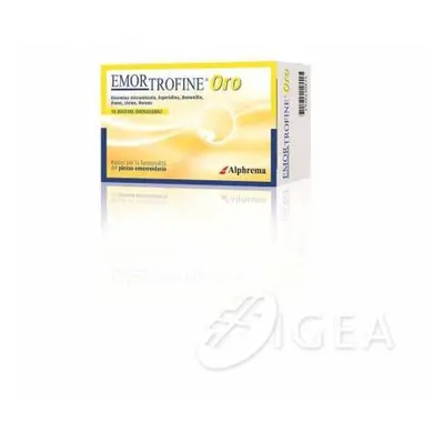 Alphrema Emortrofine Oro Integratore per le Emorroidi 18 bustine