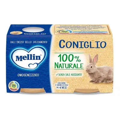 Mellin Coniglio Omogeneizzato 2 x 120 g