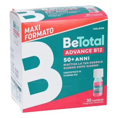 Be-total Advance B12 Integratore per Stanchezza Fisica e Mentale 50 + Anni 30 flaconcini