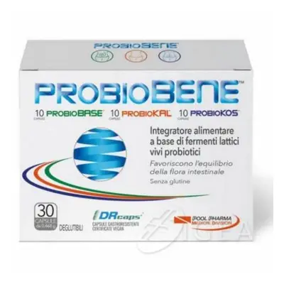 Pool Pharma Probiobene Integratore Fermenti Lattici 30 capsule