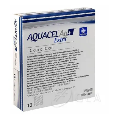 Aquacel Ag+ Extra 10x10 cm Medicazione per Piaghe da Decubito