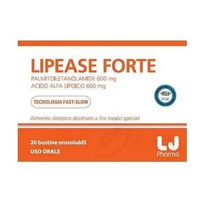 LJ Pharma Lipease Forte Integratore per Disturbi Neuroinfiammatori