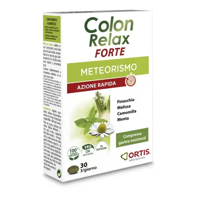 Ortis Colon Relax Forte Contro Gonfiori Addominali 30 Compresse