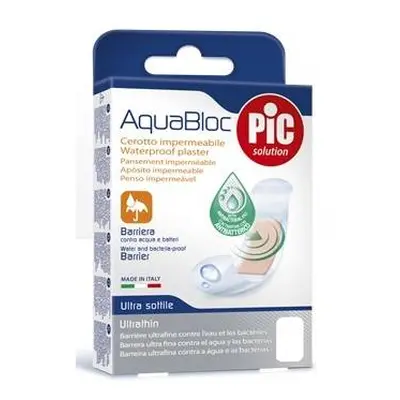 Cerotto Pic Aquabloc 10x6 Sterile Antibatterico 5 Pezzi