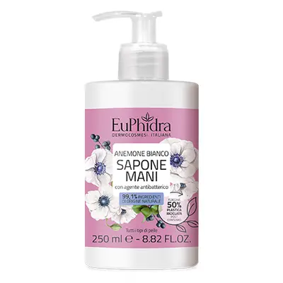 Euphidra Sapone Mani Delicato Anemone Bianco 250 ml