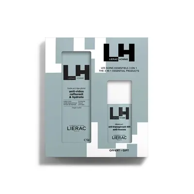 Lierac Homme Cofanetto Anti-Età Fluido 50 ml + Deodorante 50 ml