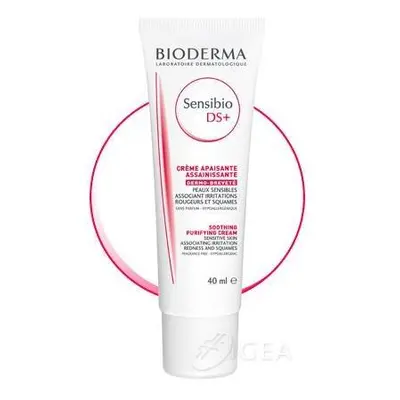 Bioderma Sensibio DS+ Moussant Crema Viso per Pelli Sensibili Soggette ad Arrossamenti e Squame 