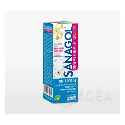 Sanagol Spray Orale Propoli Junior Benessere Gola Gusto Fragola 20 ml