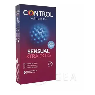 Control Non Stop Xtra Dots Preservativi 6 pezzi