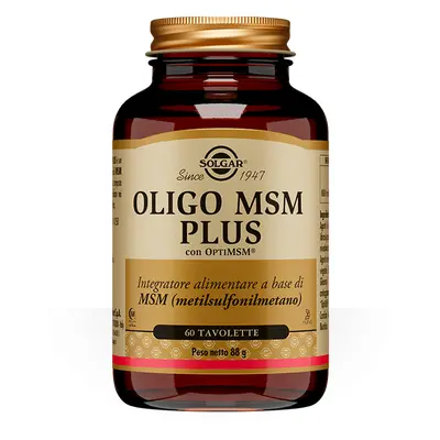 Solgar Oligo MSM Plus Integratore di Zolfo 60 tavolette