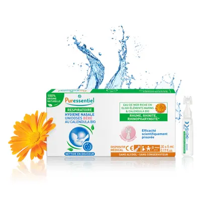 Puressentiel Igiene Respiratoria Nasale Bebe Calendula Bio 30 Dosi