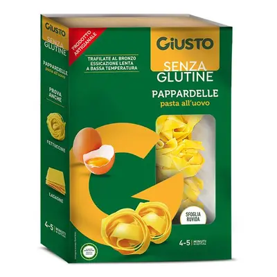 Giusto Pappardelle Pasta all'uovo senza glutine 250 g