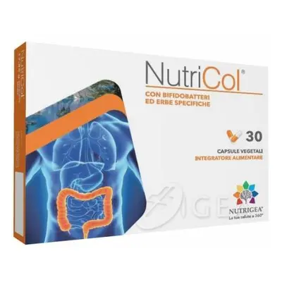 Nutrigea NutriCol Integratore per L'Intestino 30 Capsule Vegetali