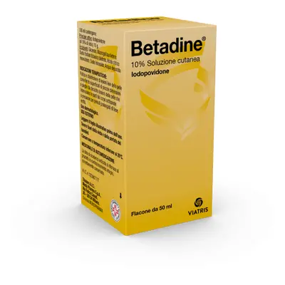 Viatris Betadine 10% Soluzione Cutanea Disinfettante 50 ml