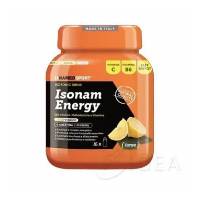 Named Sport Isonam Energy Integratore Sali Minerali per Sportivi Gusto Limone 480 g