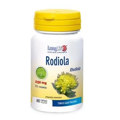 Longlife Rodiola 250 MG Integratore contro Stanchezza 60 capsule vegetali