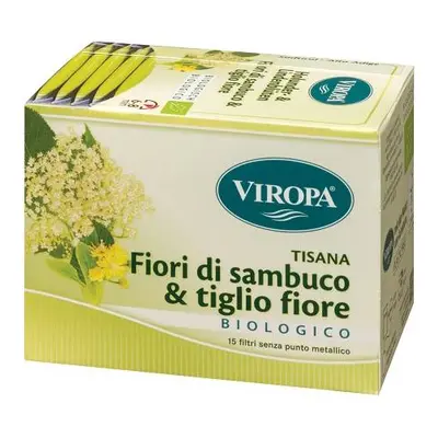 Viropa Tisana Fiori di Sambuco & Tiglio Fiore Biologico 15 bustine