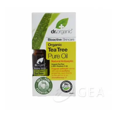 Dr Organic Tea Tree Pure Oil Olio Antibatterico 10 ml