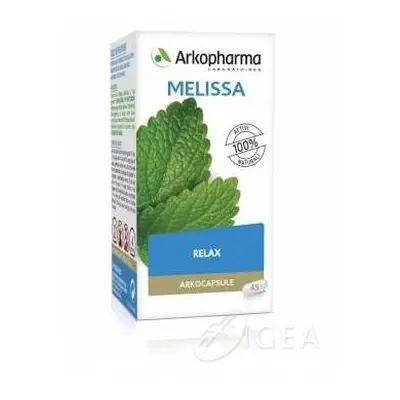 Arkopharma Arkocapsule Melissa Bio Integratore per il Sonno 45 capsule