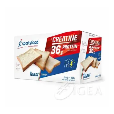 Sportyfood Creatine Toast Proteici Gusto Naturale 160 g