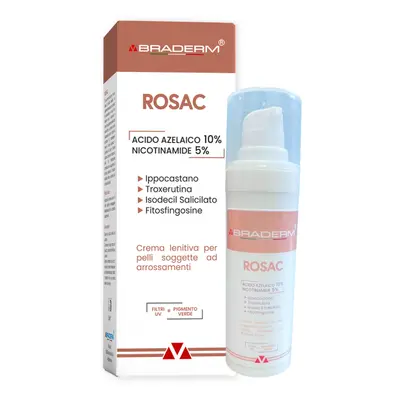 Braderm Rosac Crema Viso Lenitiva degli Arrossamenti 30 ml