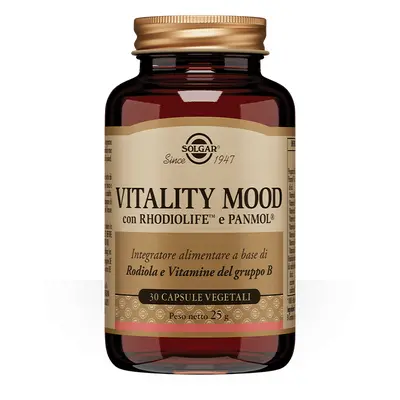 Solgar Vitality Mood Integratore per la Vitalità e il Buon Umore 30 capsule