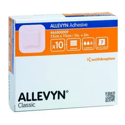 Allevyn Adhesive Medicazione per Ferite 7.5 x 7.5 3m