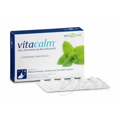 Bios Line VitaCalm Melatonina Sublinguale 1 mg Integratore per il Sonno 120 compresse