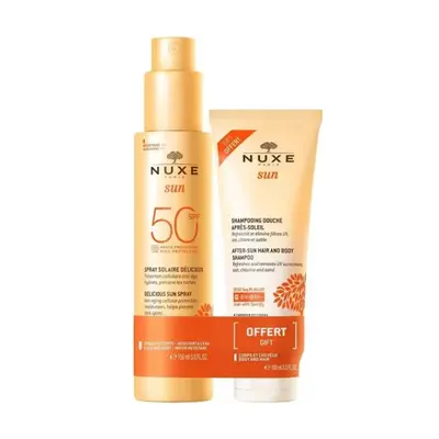 Nuxe Sun Latte Spray SPF50 150 ml + Shampoo Doccia Doposole 100 ml