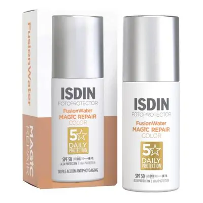 Isdin Fotoprotector Fusion Water Magic Repair Color spf50 Fotoprotezione Colorata Antiage 50 ml