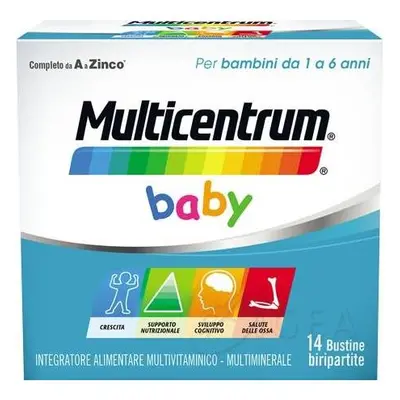 Multicentrum Baby Integratore Vitamine e Minerali Bambini 1-6 Anni