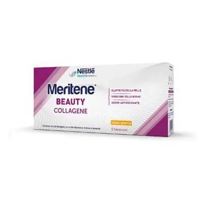 Meritene Beauty Collagene Integratore per la Pelle e le Rughe 5 flaconcini