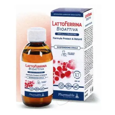 Pharmalife Research Lattoferrina bioattiva in sciroppo per adulti e bambini 200 ml