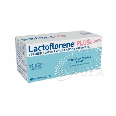 Lactoflorene Plus Integratore Fermenti Lattici per Bimbi 12 flaconi