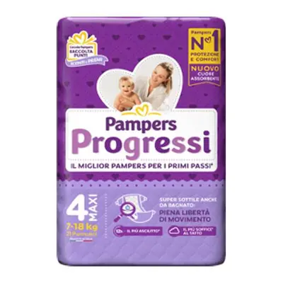 Pampers Progressi Maxi Pannolino assorbente 21 pezzi