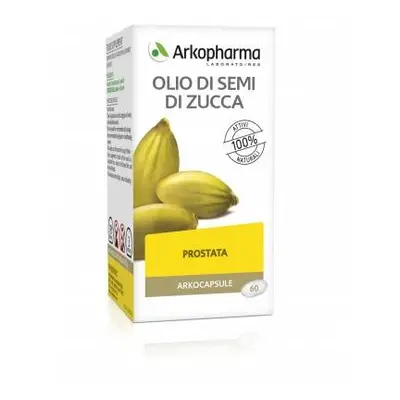 Arkopharma Arkocapsule Olio Semi Zucca Integratore per benessere vie urinarie 60 Capsule