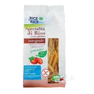 Rice&Rice Penne Pasta di Riso Biologica Integrale Prodotto senza glutine 250 g