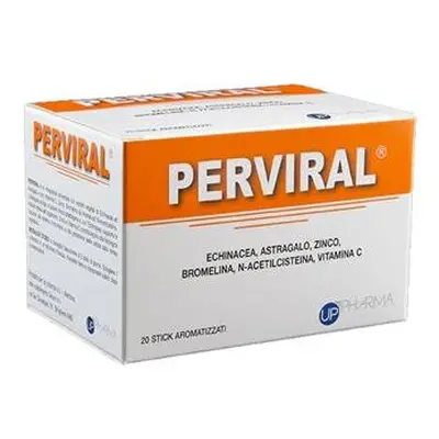 Perviral Integratore per il sistema immunitario 20 Stick Astuccio 60 g