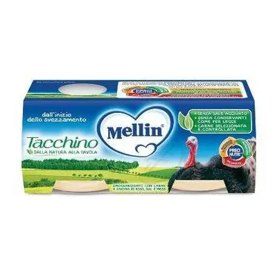 Mellin Omogeneizzato Gusto Tacchino 4x80