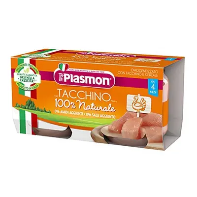 Plasmon Omogeneizzato al Tacchino 2x80 grammi