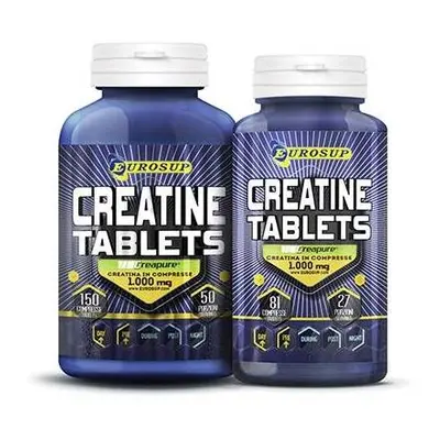 Eurosup Creatine Tablets Integratore di creatina per gli sportivi 150 compresse