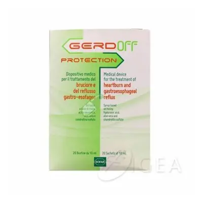 Gerdoff Protection Trattamento per il Reflusso Gastroesofageo 20 bustine