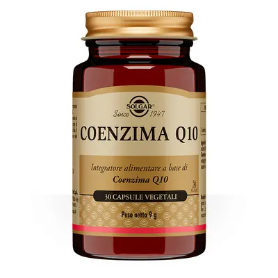 Solgar Coenzima Q10 Integratore Antiossidante 30 capsule vegetali