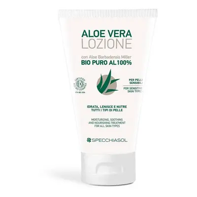 Specchiasol Aloe Vera Lozione Bio Puro 100% 150 ml