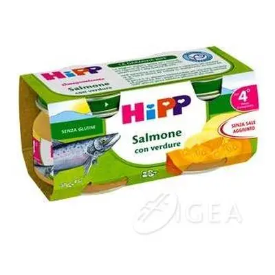 Hipp Bio Omogeneizzato Biologico Salmone con Verdure