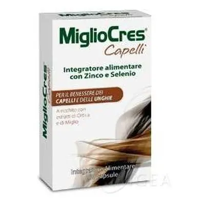 MiglioCres Integratore Capelli e Unghie 120 Capsule