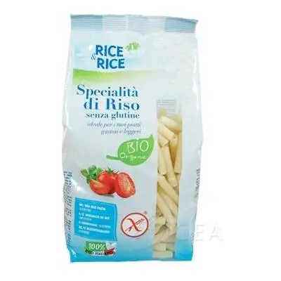 Rice&Rice Maccheroncini Pasta di Riso Biologica Integrale Prodotto senza glutine 250 g