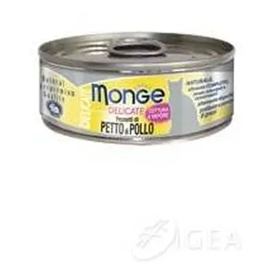 Monge Delicate Cibo Umido per Gatti Gusto Pollo 80 g