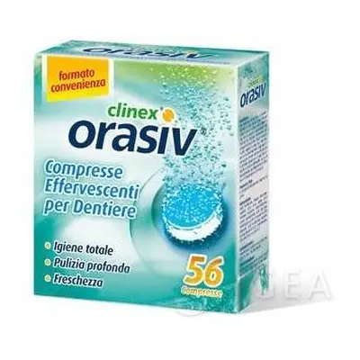 Orasiv Clinex Compresse effervescenti per la pulizia delle protesi dentarie 56 compresse