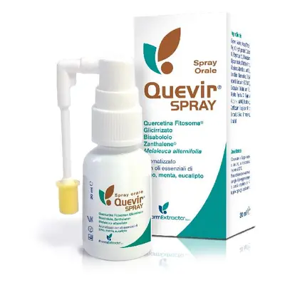 PharmExtracta Quevir Spray Orale per il Benessere Gola 20 ml